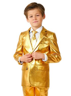 Opposuits Kostüm Boys Groovy Gold Anzug für Kinder, Going for Gold: Bling-Bling zum Anziehen