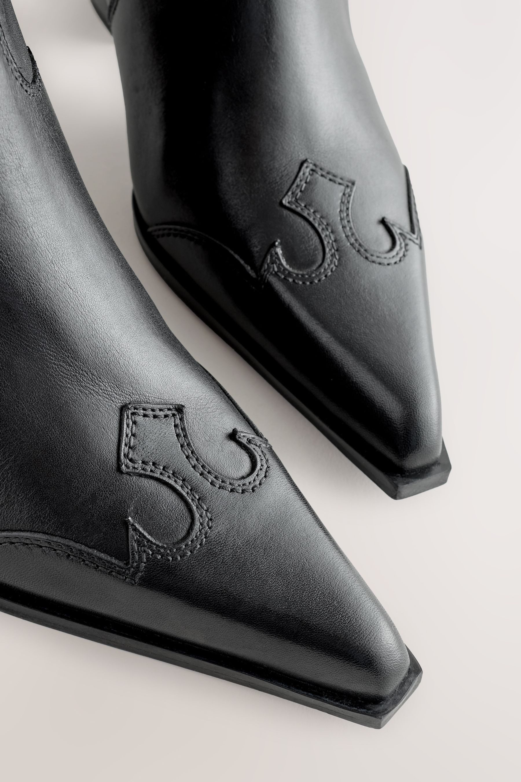 Next Signature Premium Spitze Cowboystiefel aus Leder Westernstiefel (1-tlg günstig online kaufen