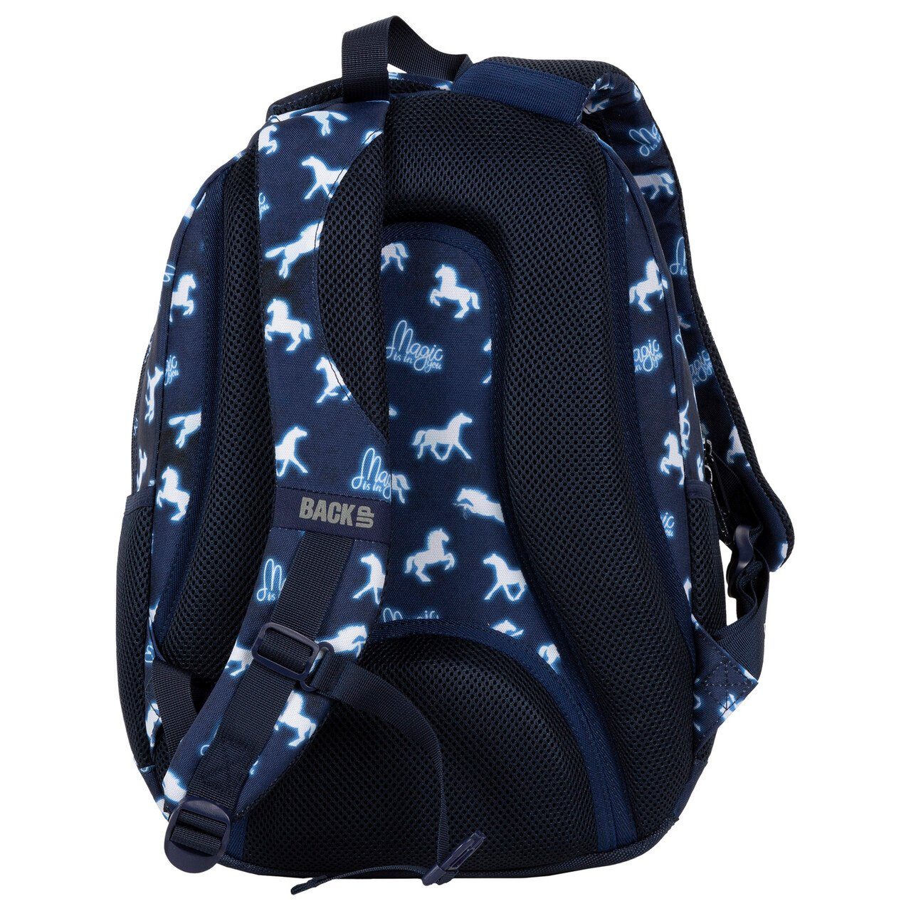 DERFORM Schulrucksack Magic Pferde ca. 42 cm großer ergonomisch Rucksack Schule Schulranzen