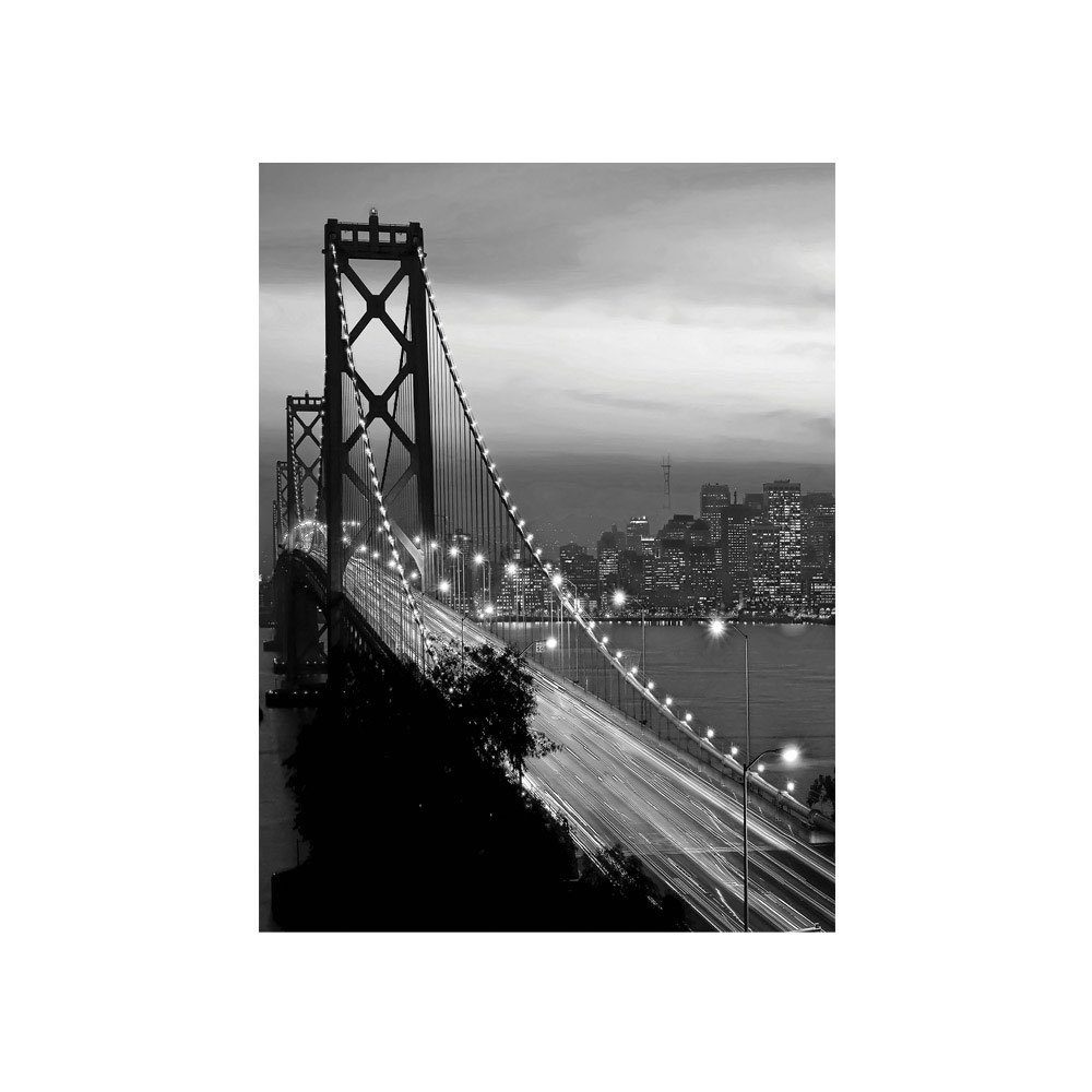 no. 1010, Fototapete San Fototapete Skyline liwwing Francisco Nacht Brücke USA Bridge Golden liwwing
