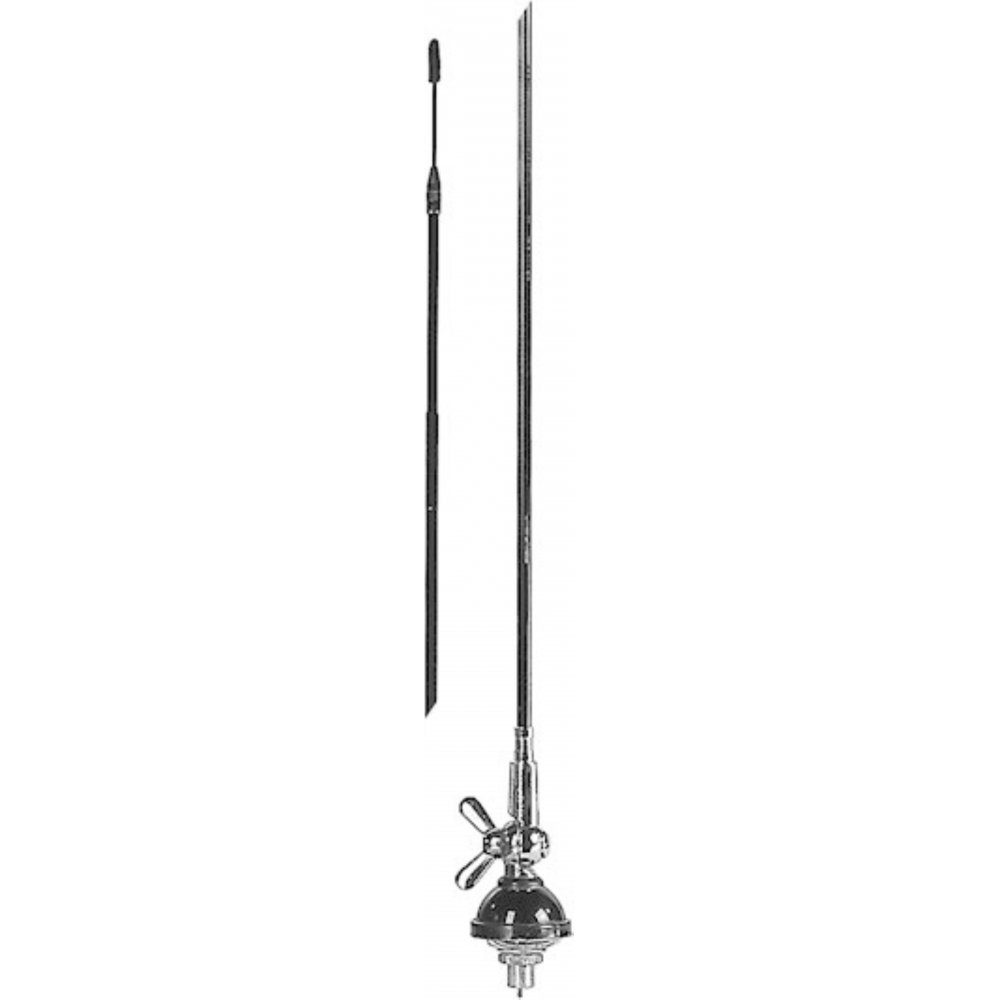 Albrecht DV-27S - Mobilantenne - komplett - 140 cm 1/4 Lambda - schwarz Mobilfunkantenne