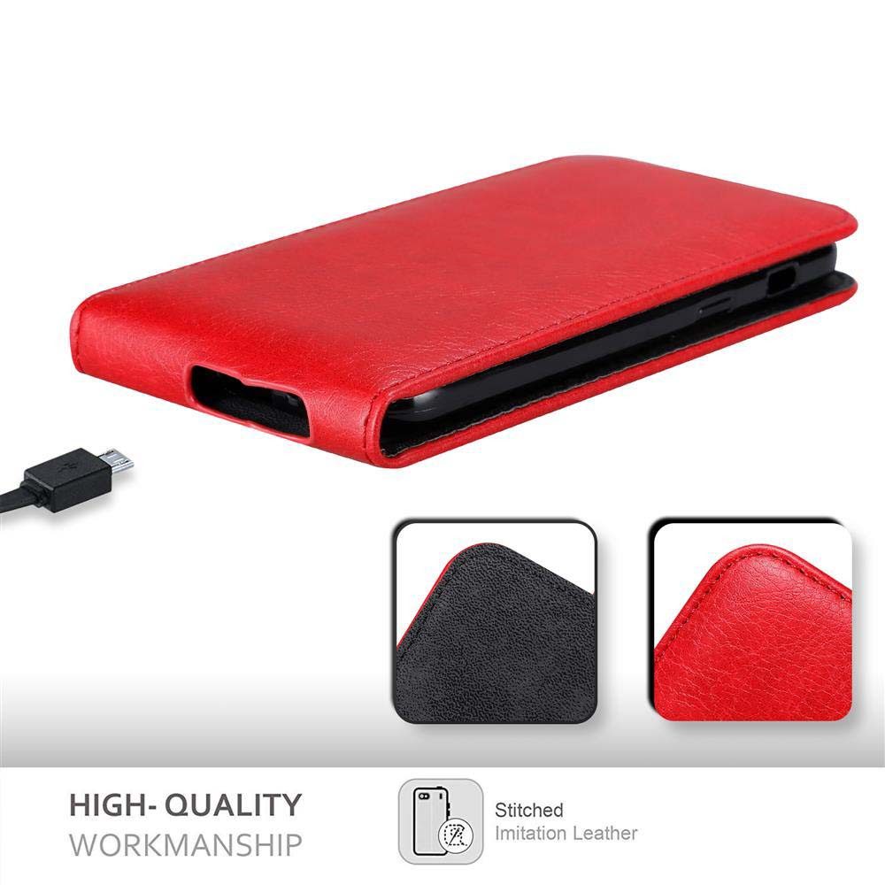 Cadorabo Handyhülle für Samsung Galaxy A3 2017 Hülle Samsung Galaxy A3 2017, Handy Schutzhülle, Klappbare Hülle, Kunstleder mit Magnetverschluss