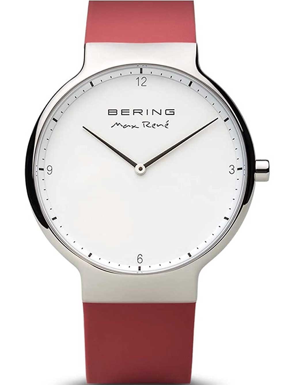 Quarzuhr Bering 15540-500 Max René Silikon Herrenuhr 40mm 5ATM Bering 15540-500 Max René Silikon Herrenuhr 40mm 5ATM