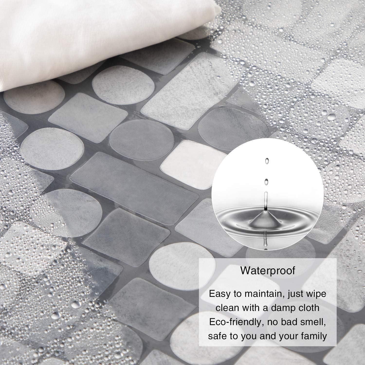 LuxusKollektion Duschvorhang Duschvorhang Wasserdicht Geometrisch H180 x B120 cm (1er Pack)