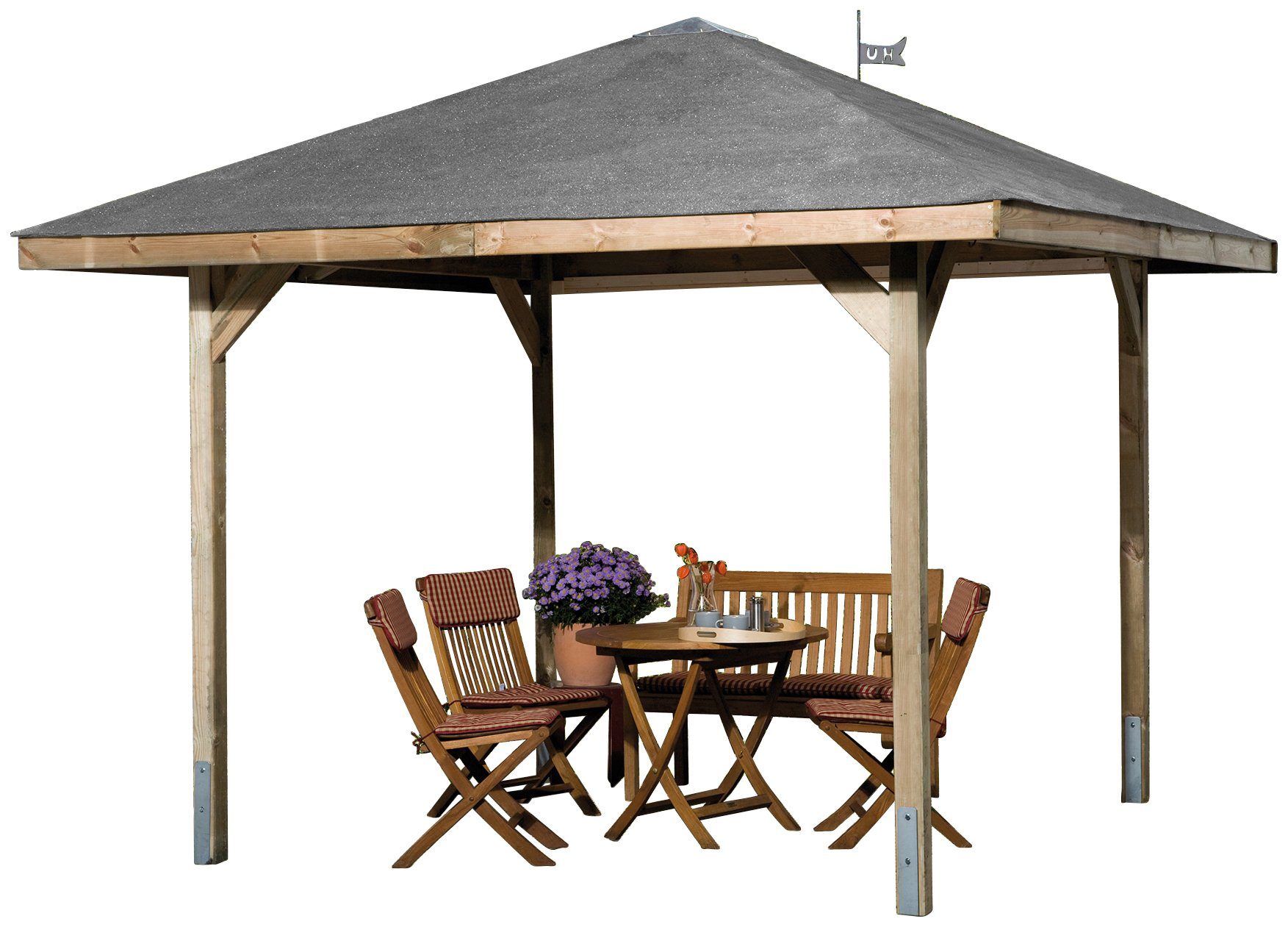 weka Pavillon Paradies 1, BxT: 294x294 cm