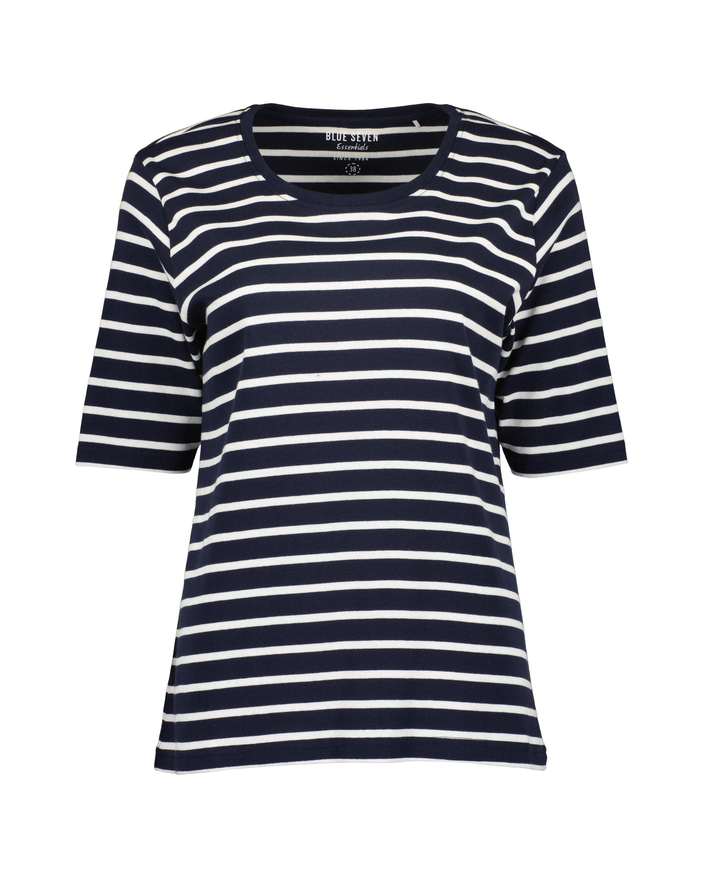Blue Seven Damen Alloverdruck T-Shirt, Rundhals Camiseta Para