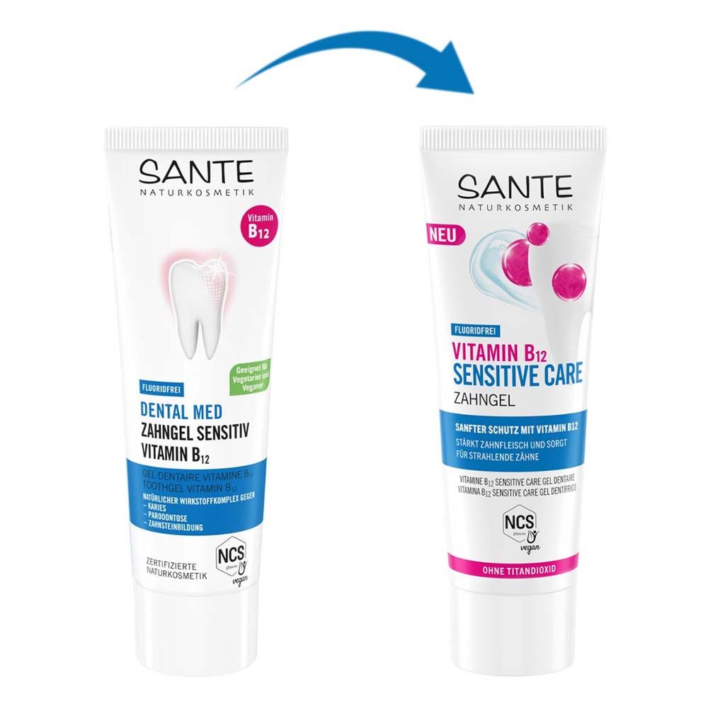 SANTE Zahnpasta Zahngel - Vitamin B12 Sensitive Care 75ml