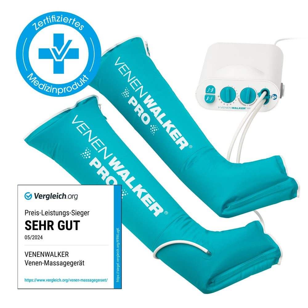 VITALMAXX VenenWalkerPro2 Venentrainer Therapiegerät VenenWalker PRO2©, 230V weiß/türkis