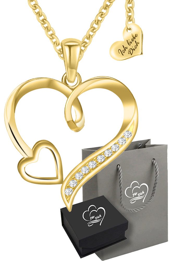 Limana Herzkette Halskette Damen Silber 925 günstig online kaufen