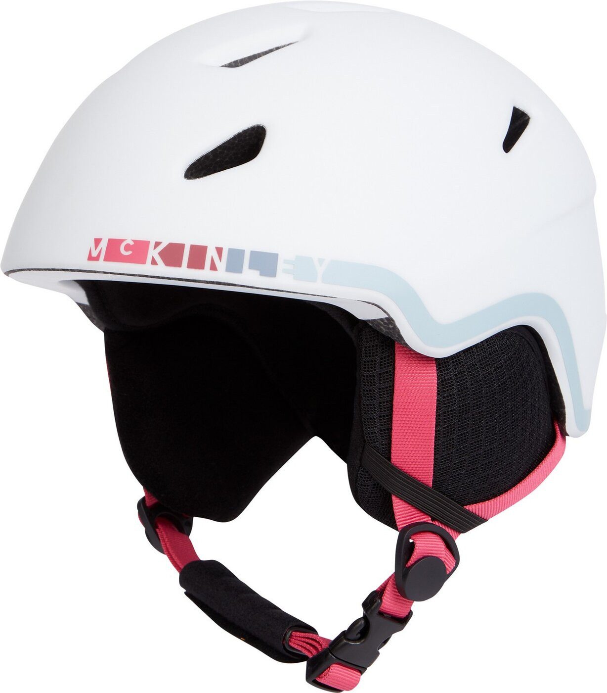 McKINLEY Skihelm Ki.-Ski-Helm Pulse JR HS-016 WHITE/BLUE ICE/ROSE