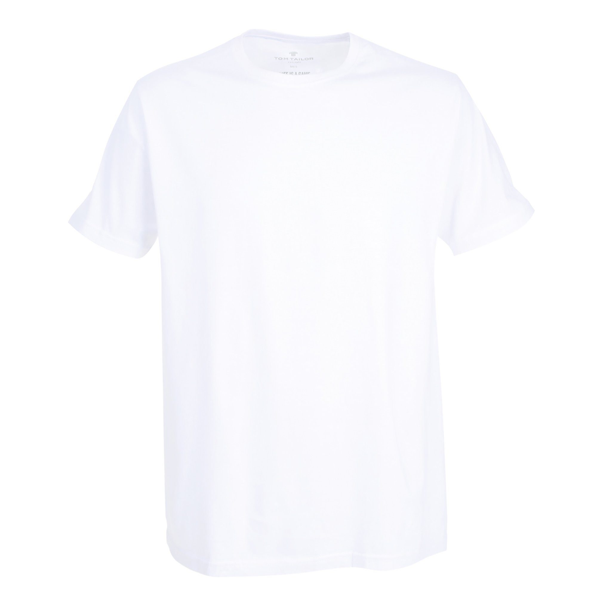 TOM TAILOR T-Shirt Herren T-Shirt 4er Pack Baumwolle Lucky T (Packung, 4er günstig online kaufen