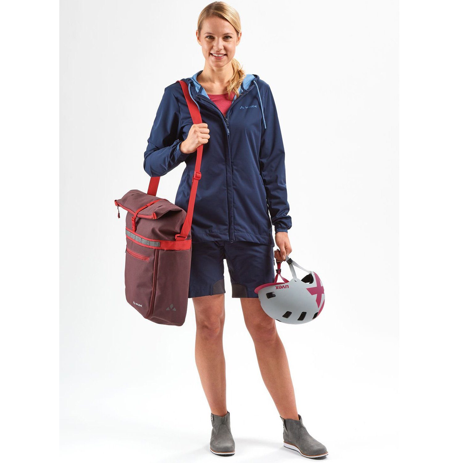 VAUDE Umhängetasche Vaude Fahrrad/-Umhängetasche ShopAir Back Black (1, 1-tlg., 1)