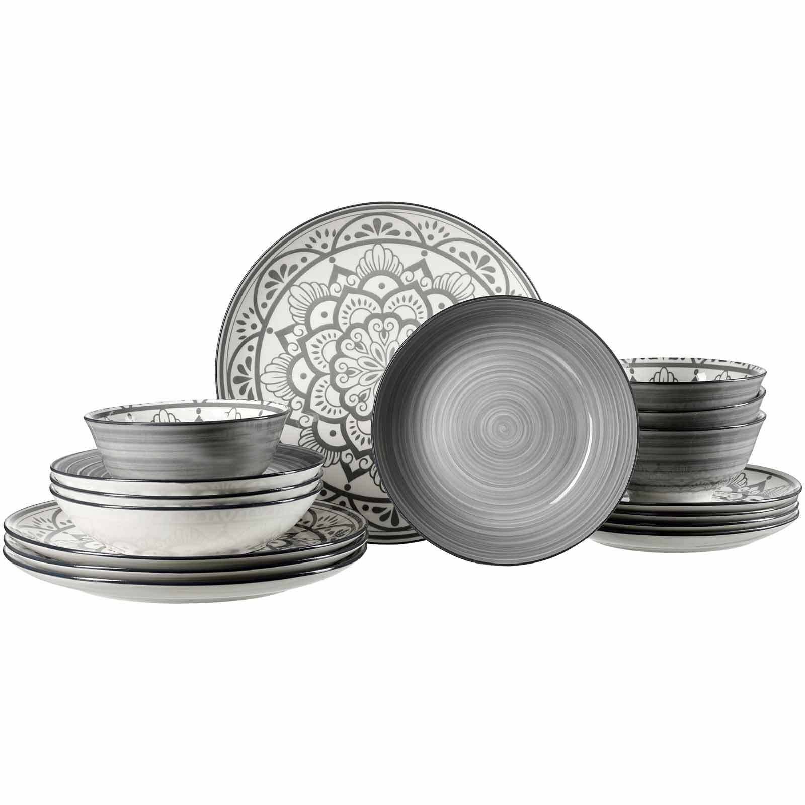 Ritzenhoff & Breker Kombiservice Doha Tafelset 16er Set (16-tlg), Porzellan
