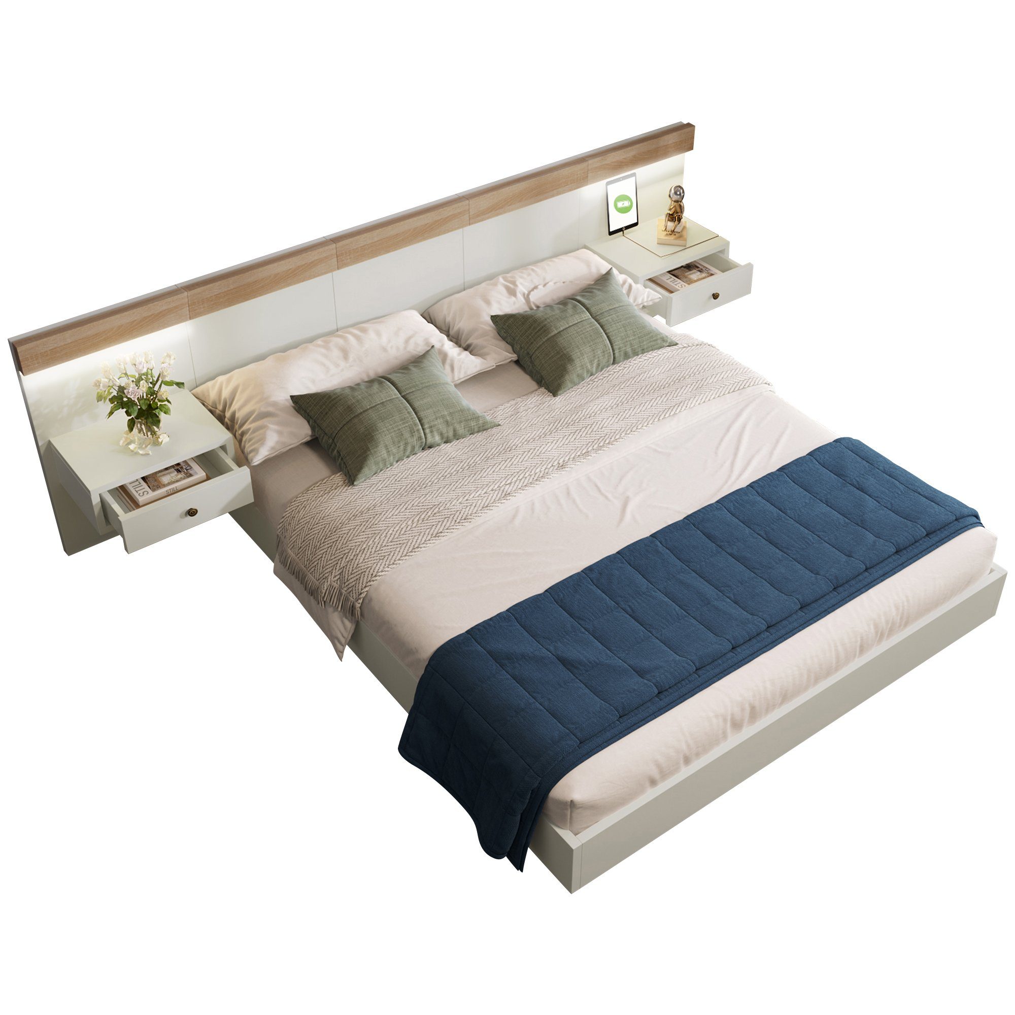 HAUSS SPOLE Massivholzbett Doppelbett Holzbett Bettrahmen günstig online kaufen