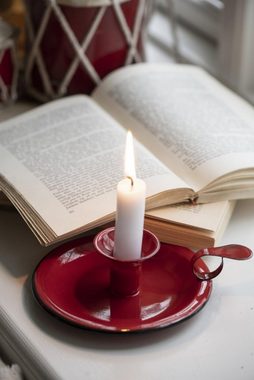 Ib Laursen Kandelaber, Tolle rot im VintageStil romantische Kammerleuchte bzw. Kerzenha