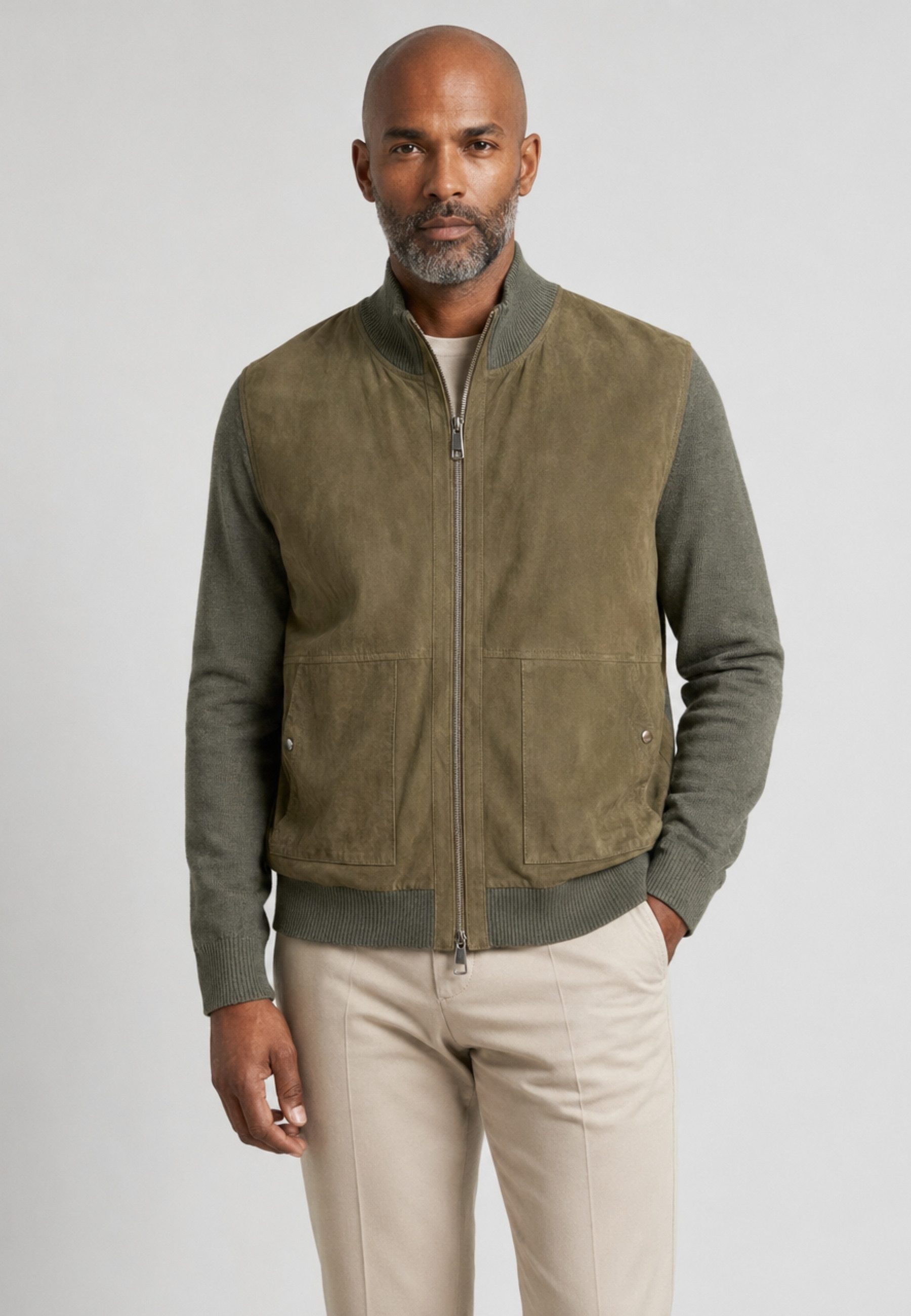 RICANO Lederjacke Philippe Handgefertigt aus echtem Leder