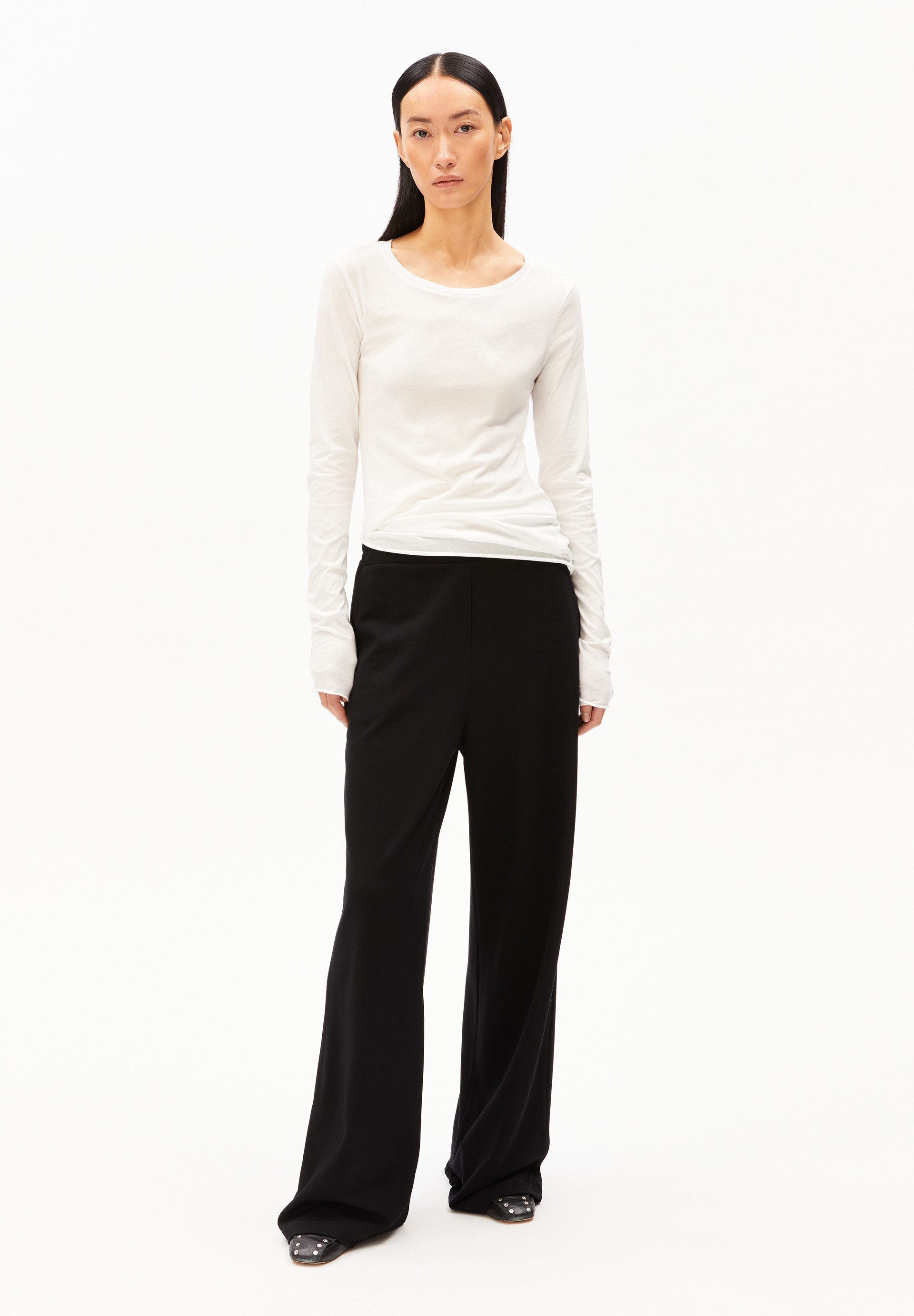 Armedangels Longsleeve EINIAARA SOFT Longsleeve aus Bio-Baumwolle Slim Fit