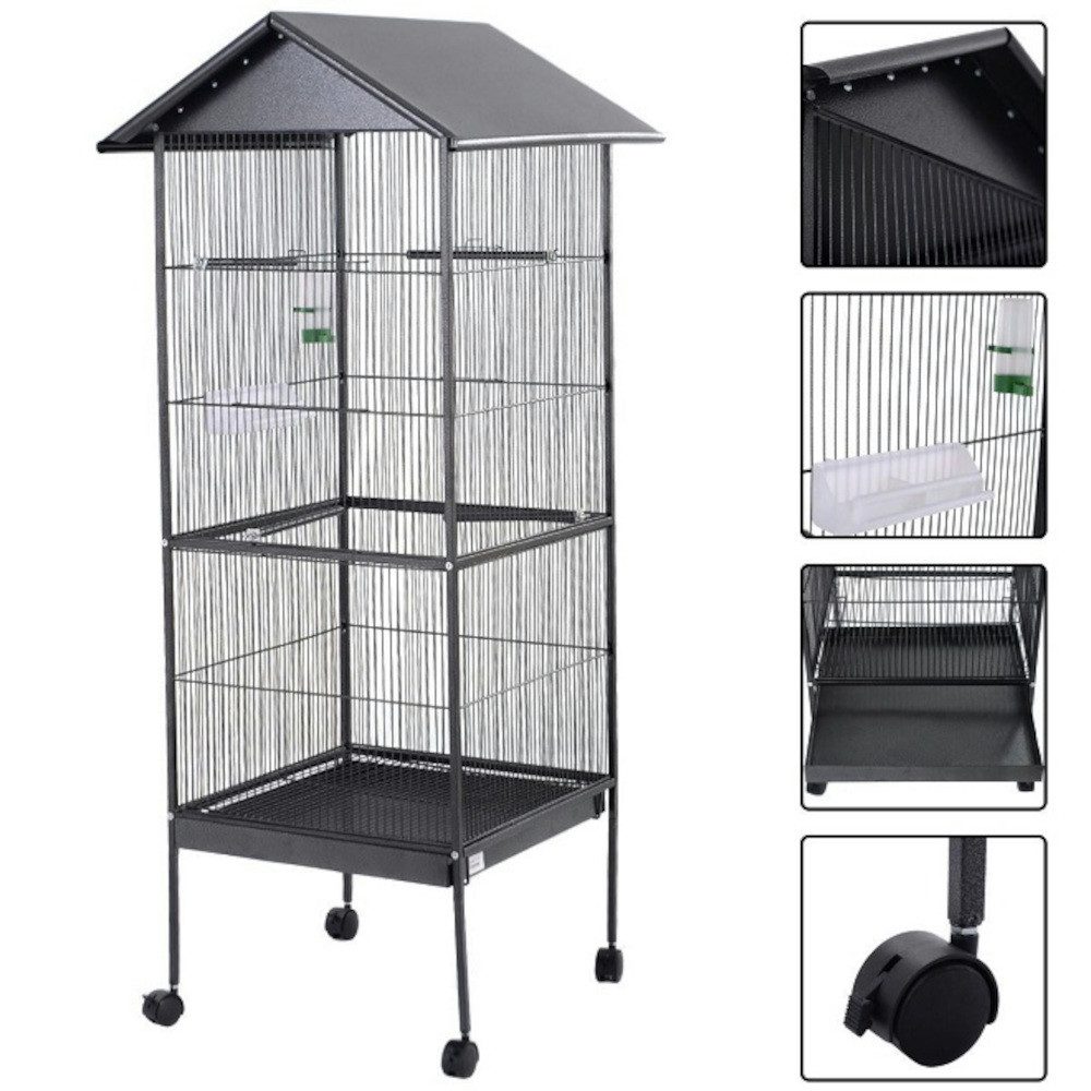 Vogelkäfig Vogelvoliere GIANT XXL Vogelkäfig Metall Voliere Vogelhaus