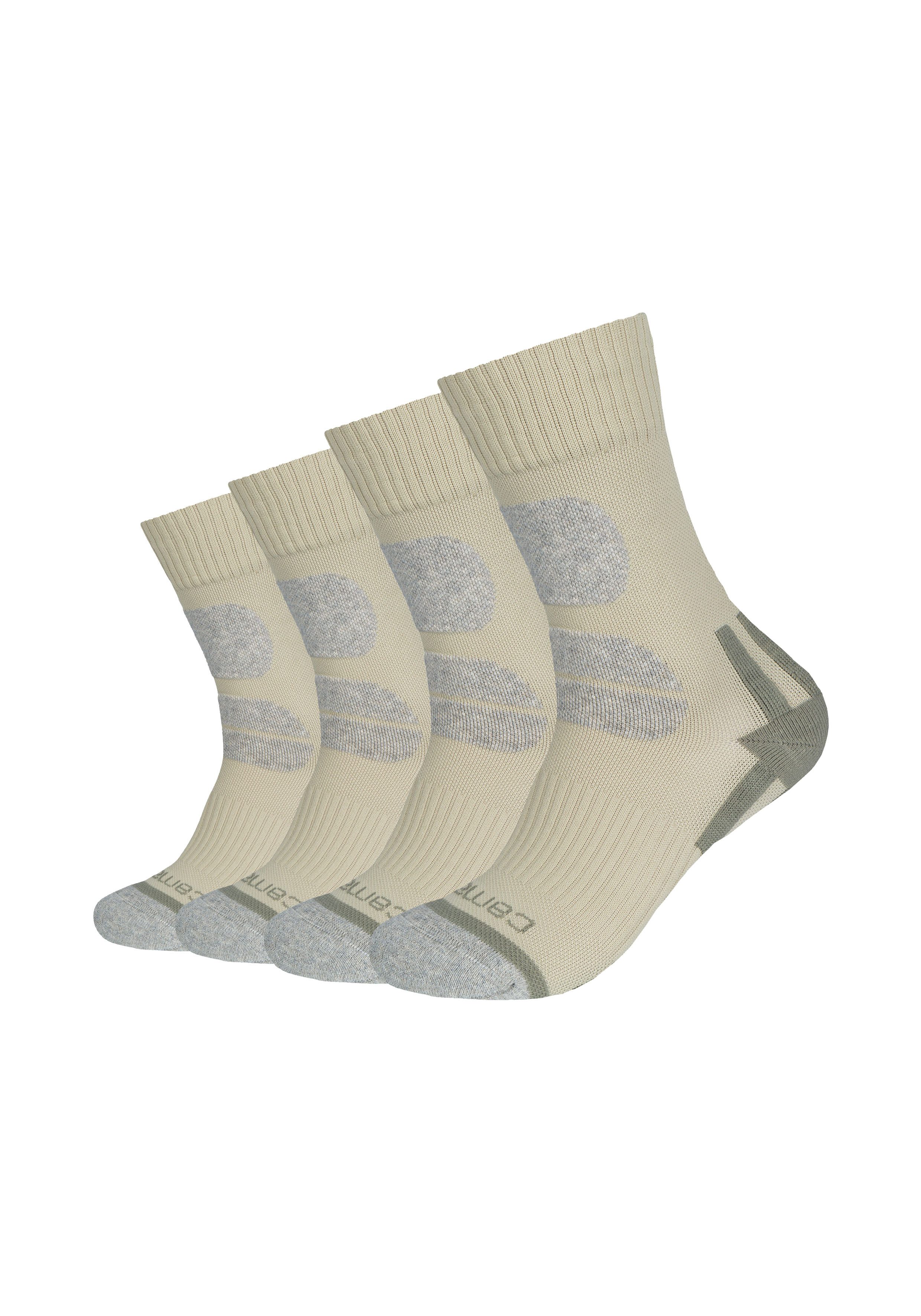 Camano Socken Function (4 Paar) für Wandern, mit Fußgewölbe-Stütze