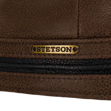 Stetson Baseball Cap (1-St) Ledermütze Hinten geschlossen