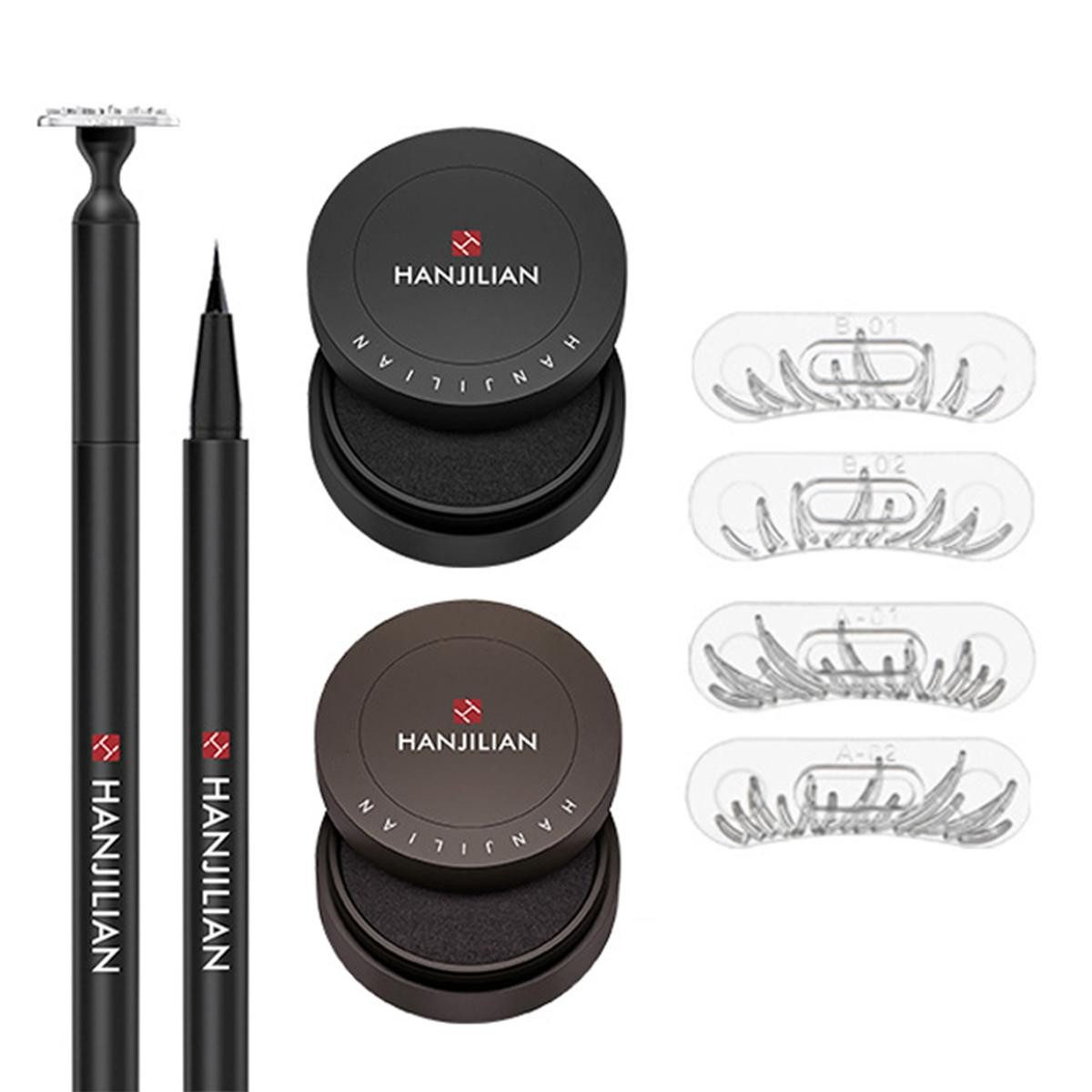 DEBAIJIA Einzelwimpern Untere Wimpern‑Stempel, Make‑up‑Stempel für schnelle Wimpern‑Optik