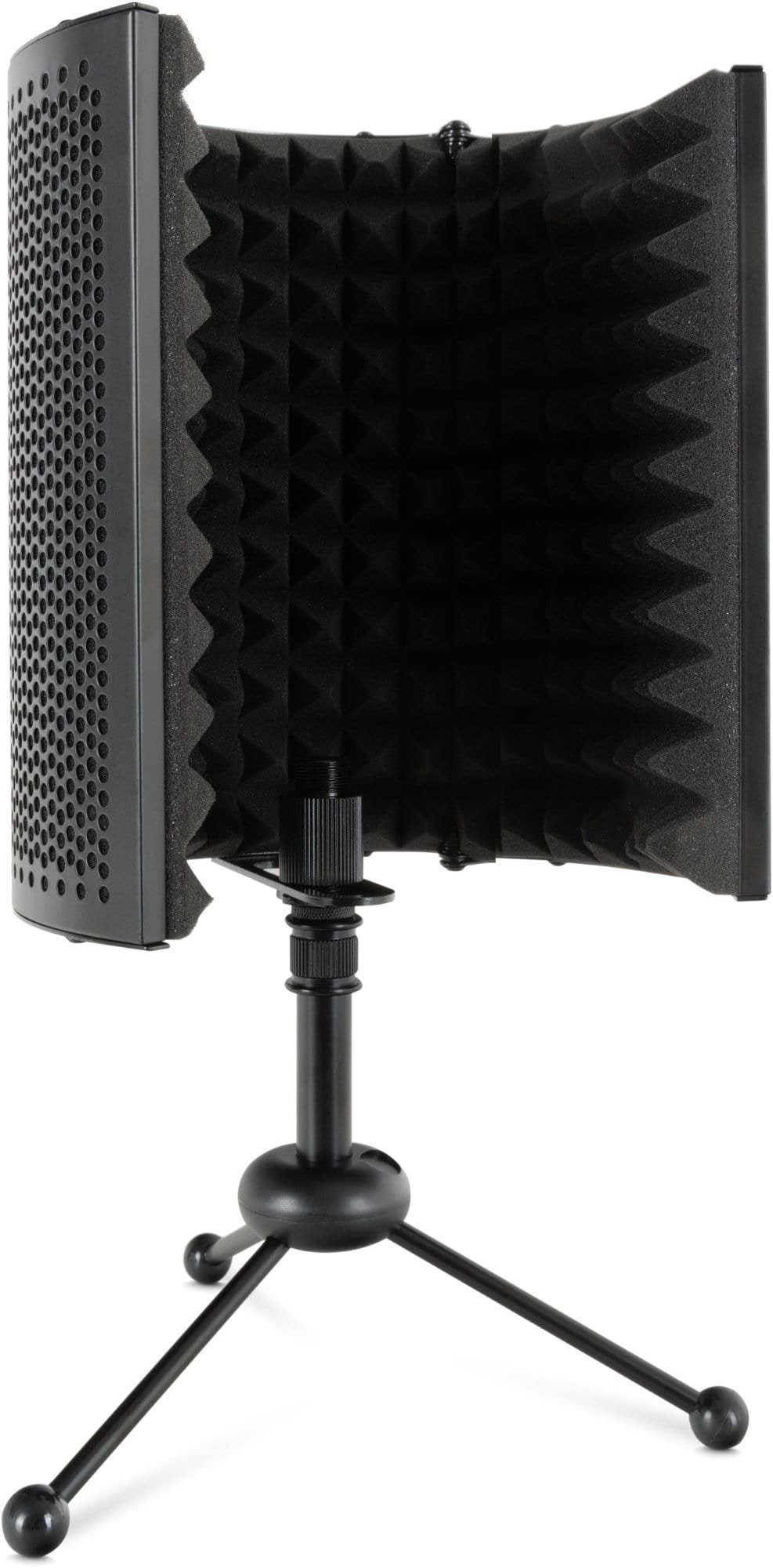 Pronomic Mikrofon-Halterung MP-40 Micscreen-Tischstativ - Ideal für Studio/Podcast & 2 Gelenke, (bis 0 Zoll, verhindert unerwünschte Schallreflektionen oder Echos)
