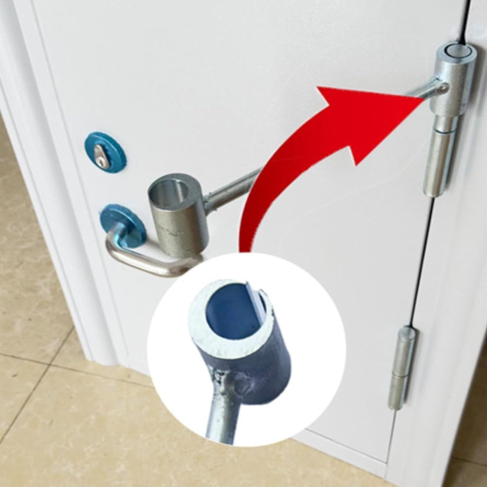 BlingBin Steckschlüssel Scharnierspalten-Einstellschlüssel, Türscharnier-Reparaturwerkzeug (1er Set, 1 St., 1 x Scharnier-Einstellwerkzeug), 8 bis 19 mm Türscharnier-Einstellwerkzeug, Handwerkzeuge