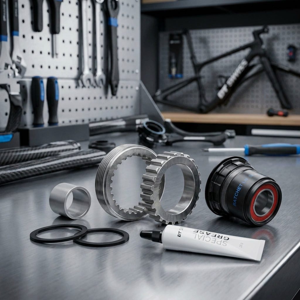DT Swiss Laufrad DT Swiss Service-/Upgrade-Kit Ratchet LN 18 Zähne - zuverlässiges Nabe