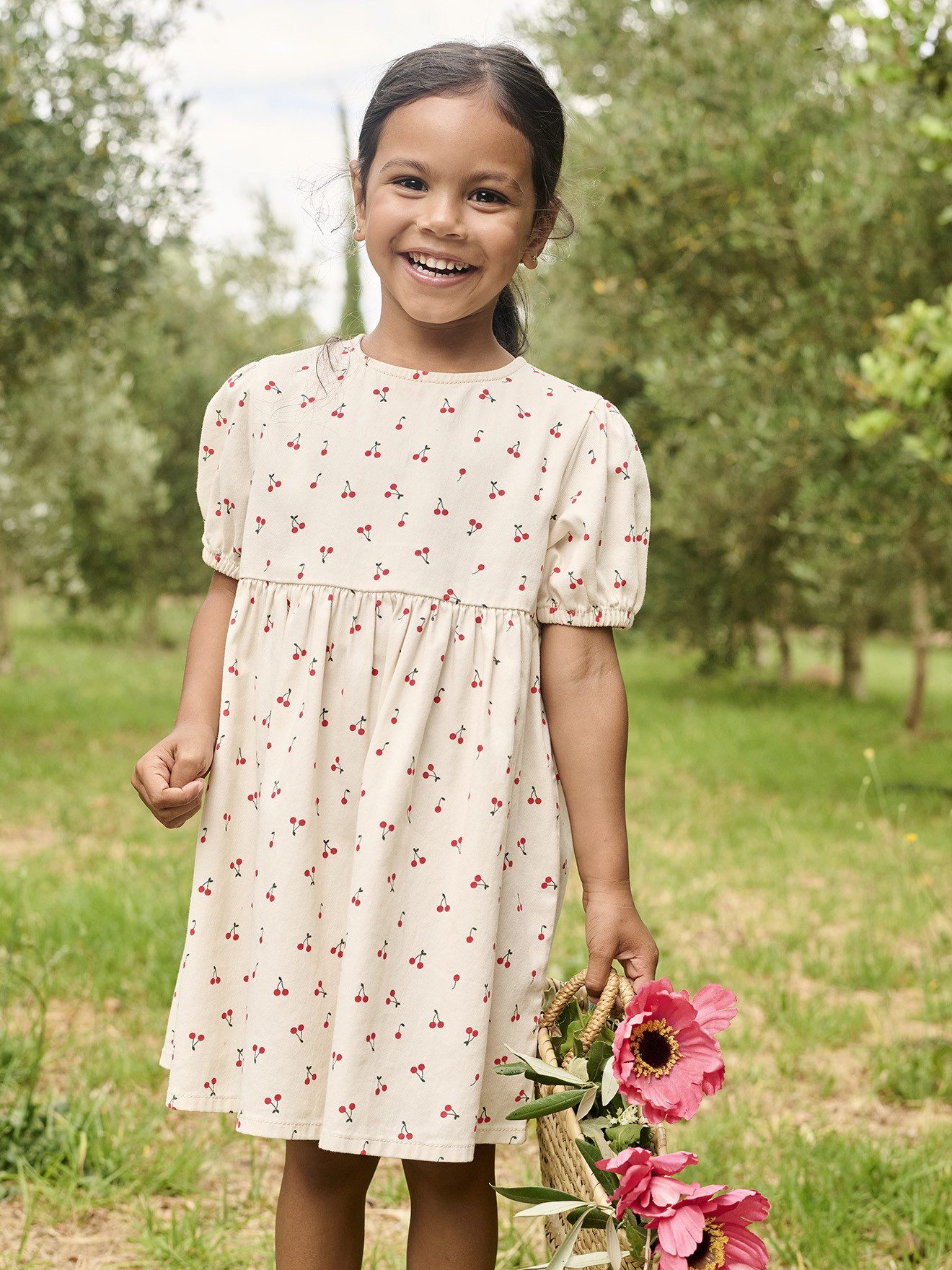 vertbaudet Minikleid Mädchen Jeanskleid