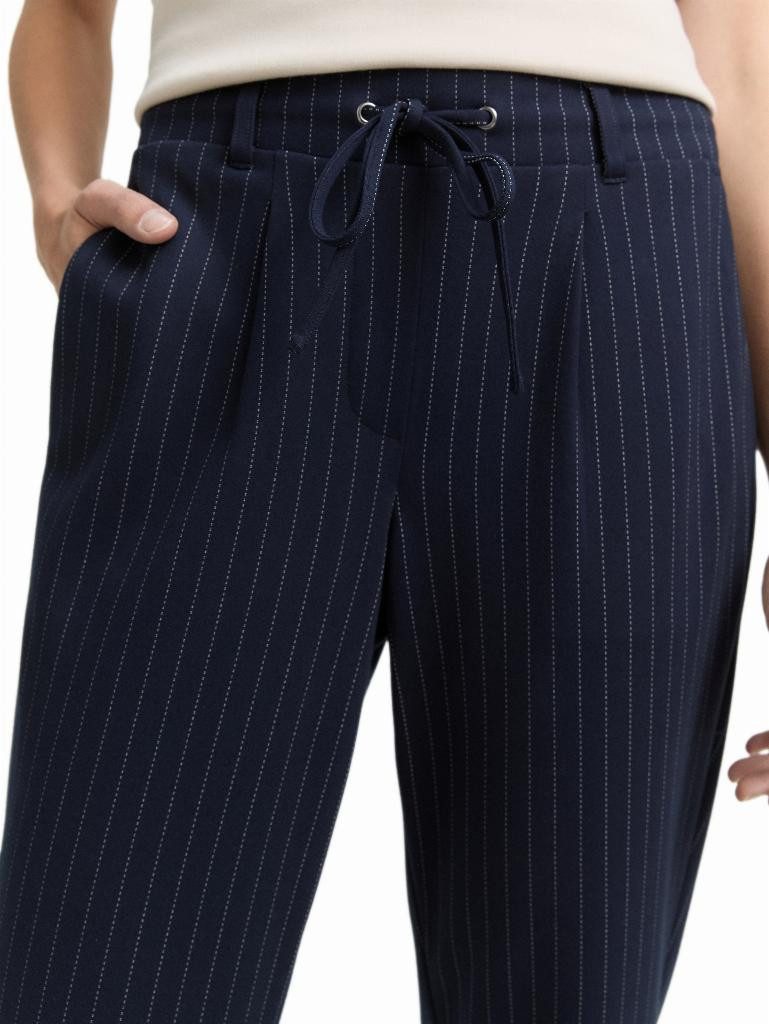 TOM TAILOR 5-Pocket-Hose Loose Fit Hose mit Nadelstreifen