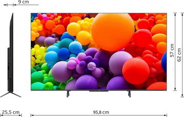 TCL 43C722X1 QLED-Fernseher (108 cm/43 Zoll, 4K Ultra HD, Smart-TV, Android TV)