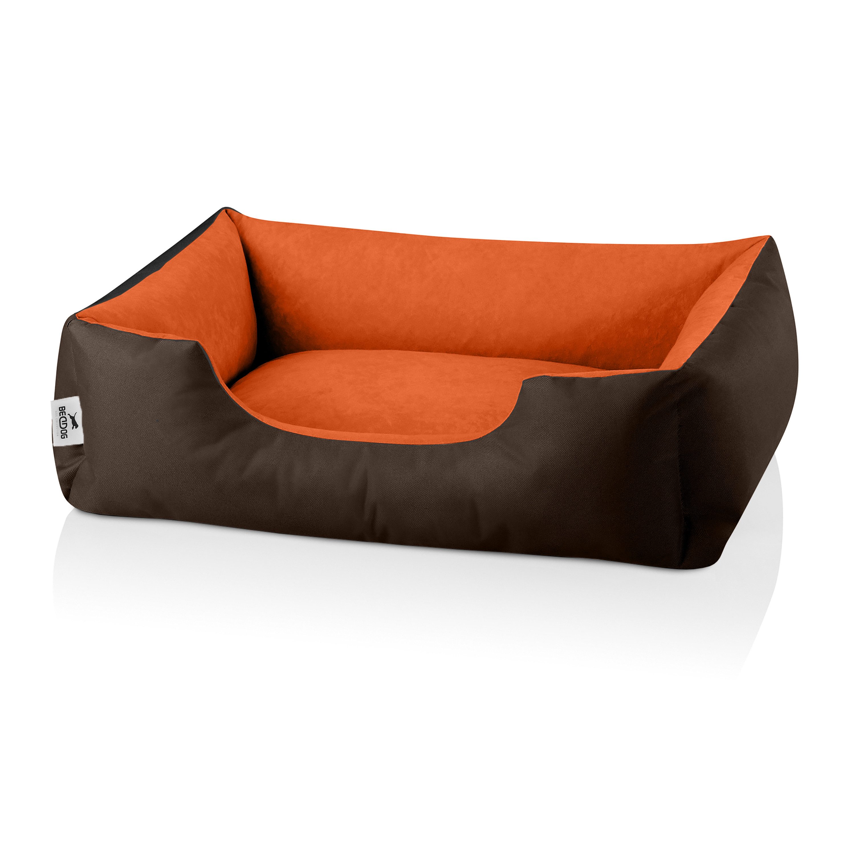 BedDog Tierbett Hundebett LUPI mit Rand, Bezug abnehmbar