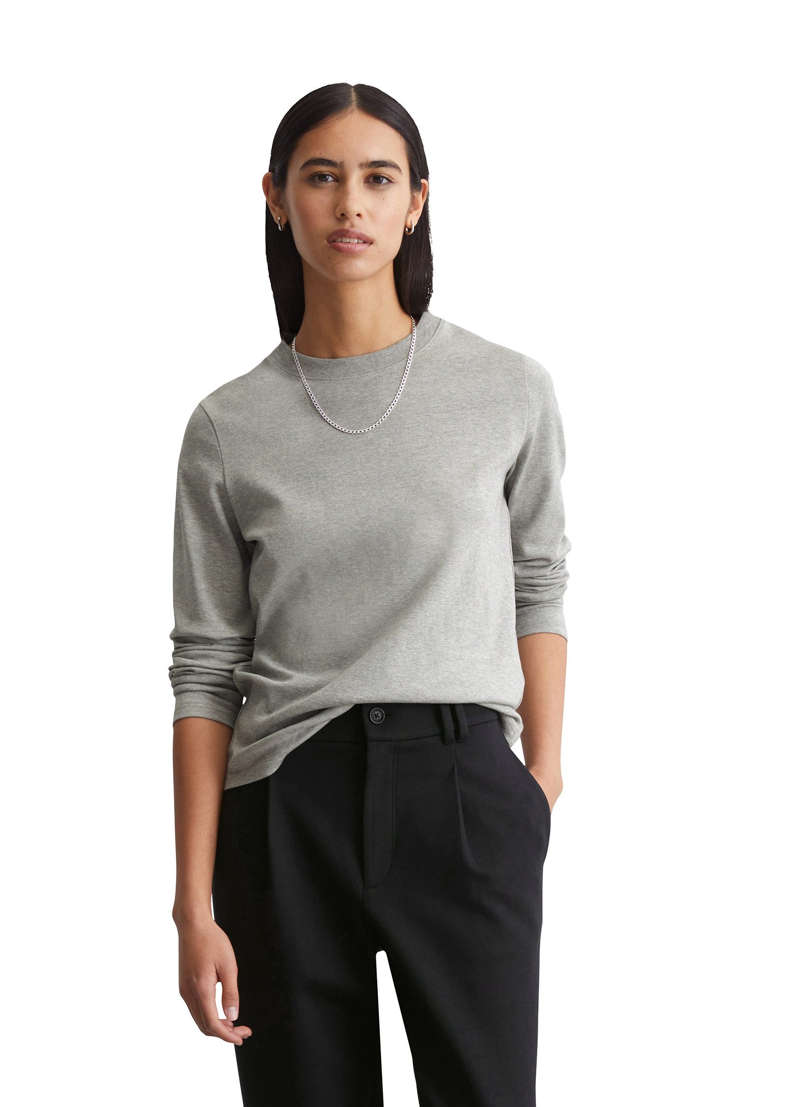 Langarmshirt aus Interlock-Jersey