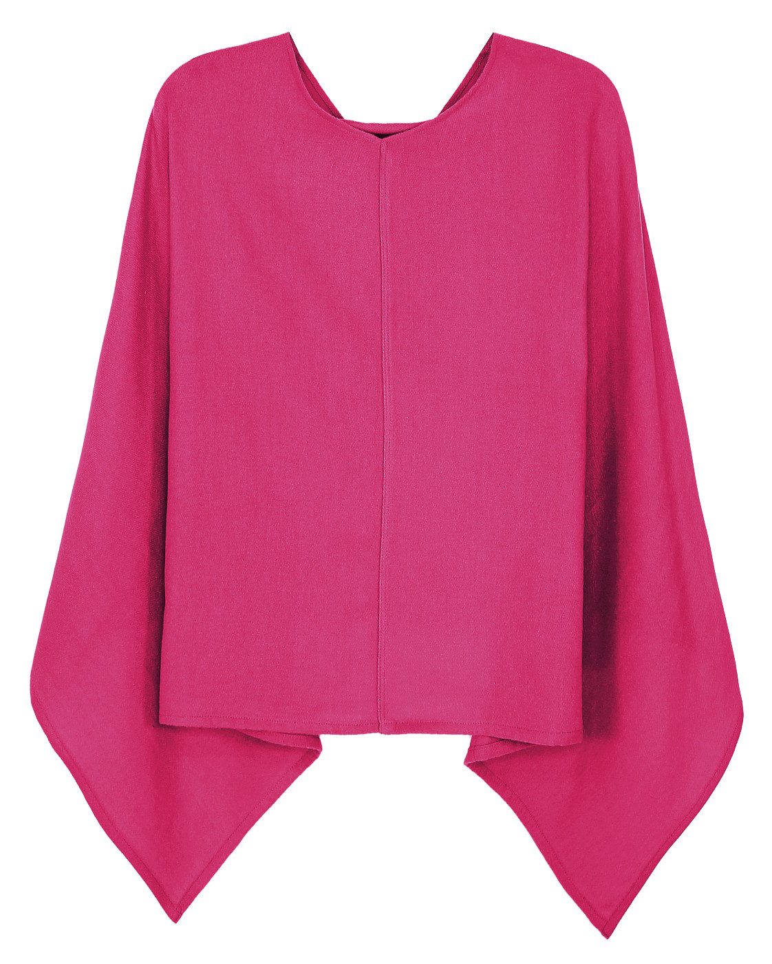 dy_mode Strickponcho Damen Poncho in Unifarben günstig online kaufen
