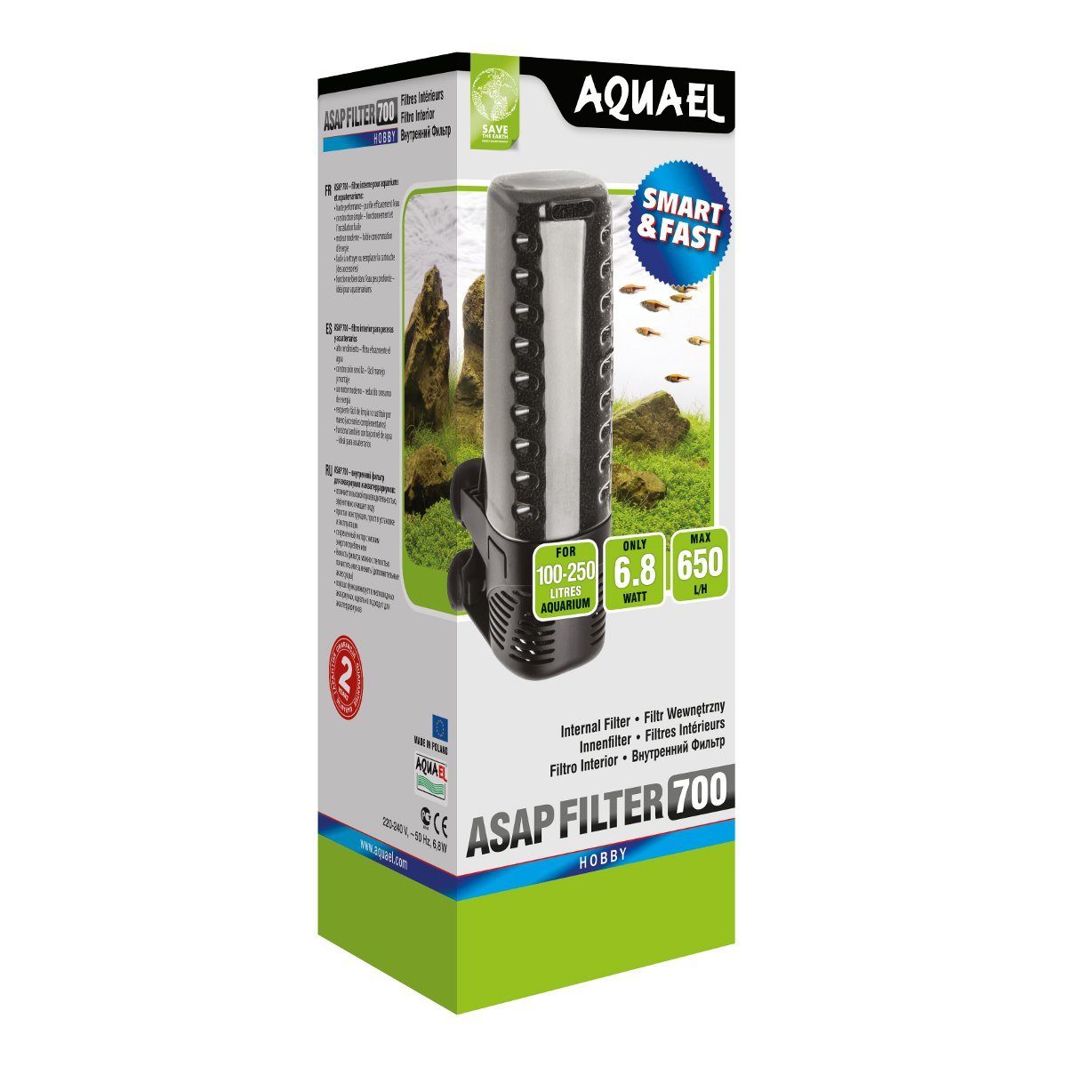 Aquael Aquariumfilter Innenfilter ASAP 700 von Aquael