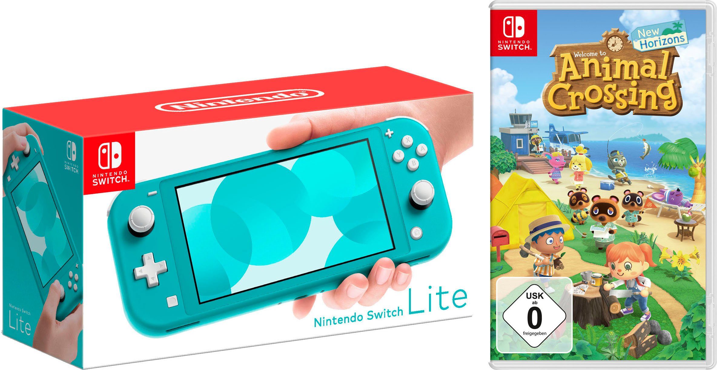Nintendo Switch Lite, inkl. Animal Crossing, Erscheinungstermin: 20.03.2020