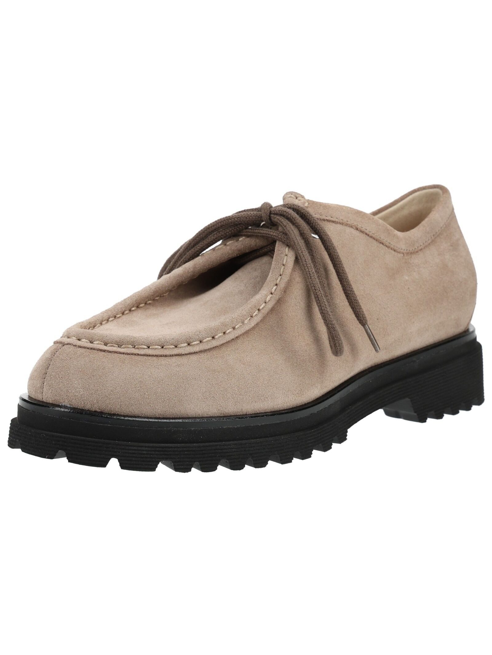 Hassia Halbschuhe Veloursleder . Schnürschuh