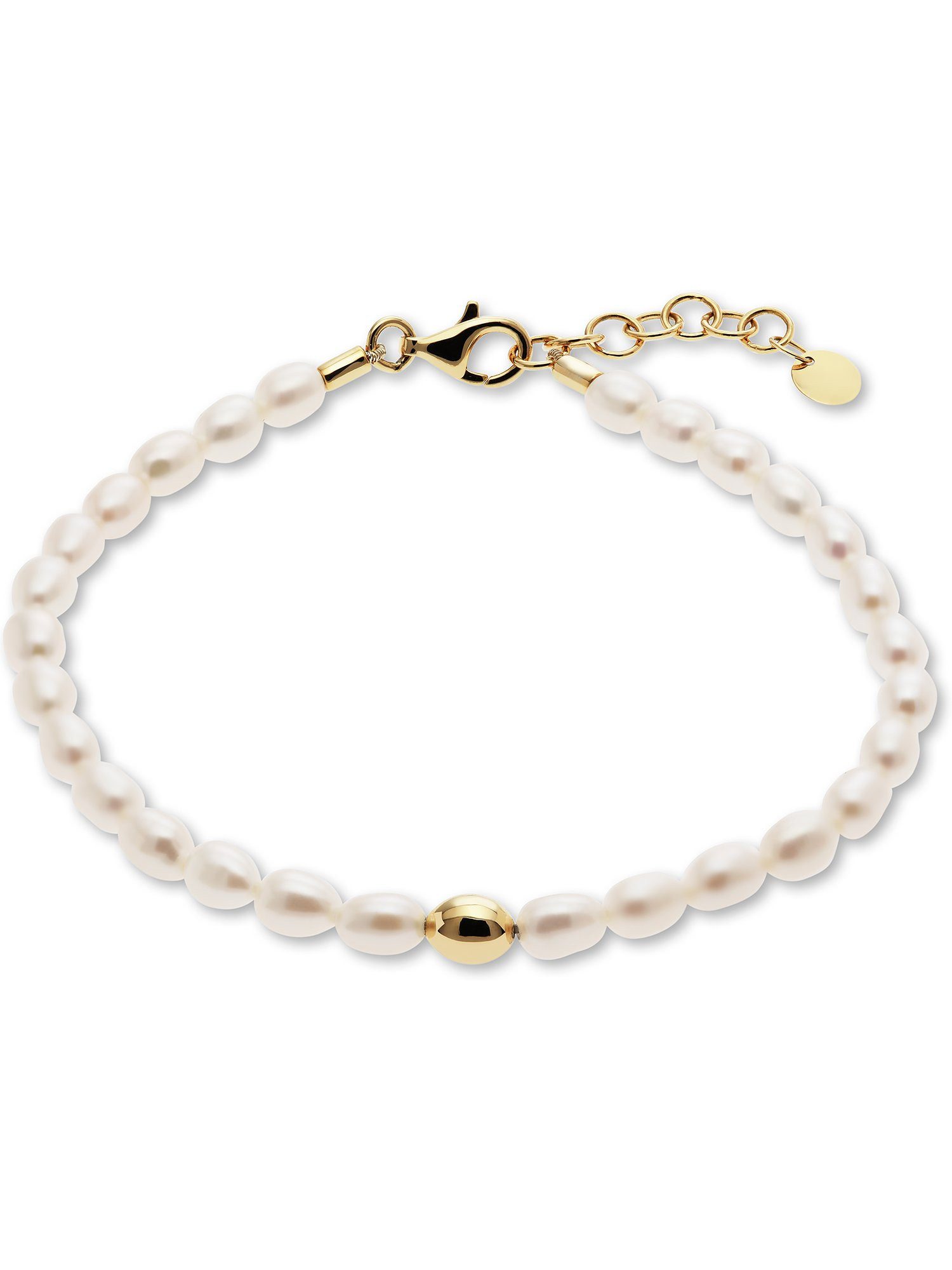 CHRIST Armband CHRIST Damen-Armband 585er Gelbgold Süßwasserperle