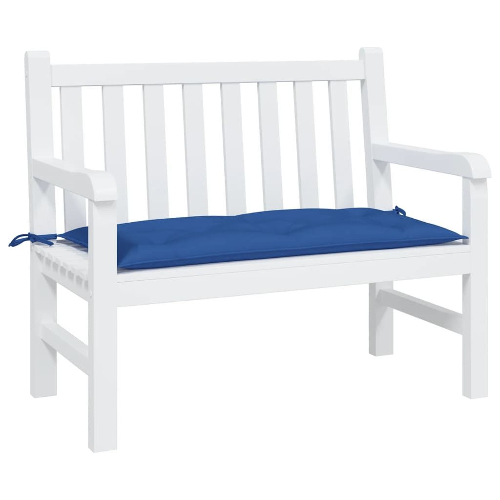 vidaXL Sitzauflage Gartenbank-Auflage Blau 110x50x7 cm günstig online kaufen