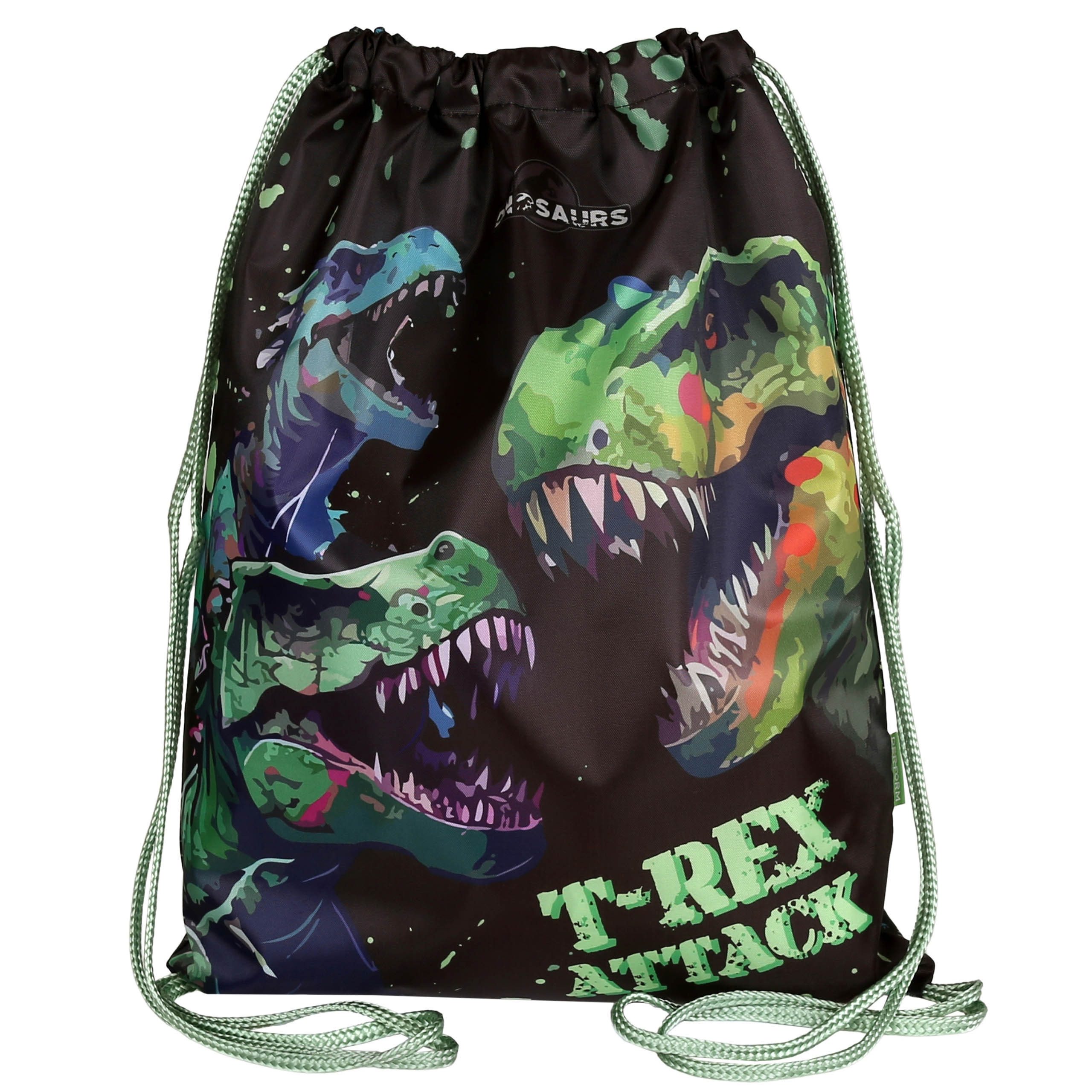 Sarcia.eu Turnbeutel Dinosaurier Turnbeutel für Jungen, 34x43 cm, Sportbeutel Schule