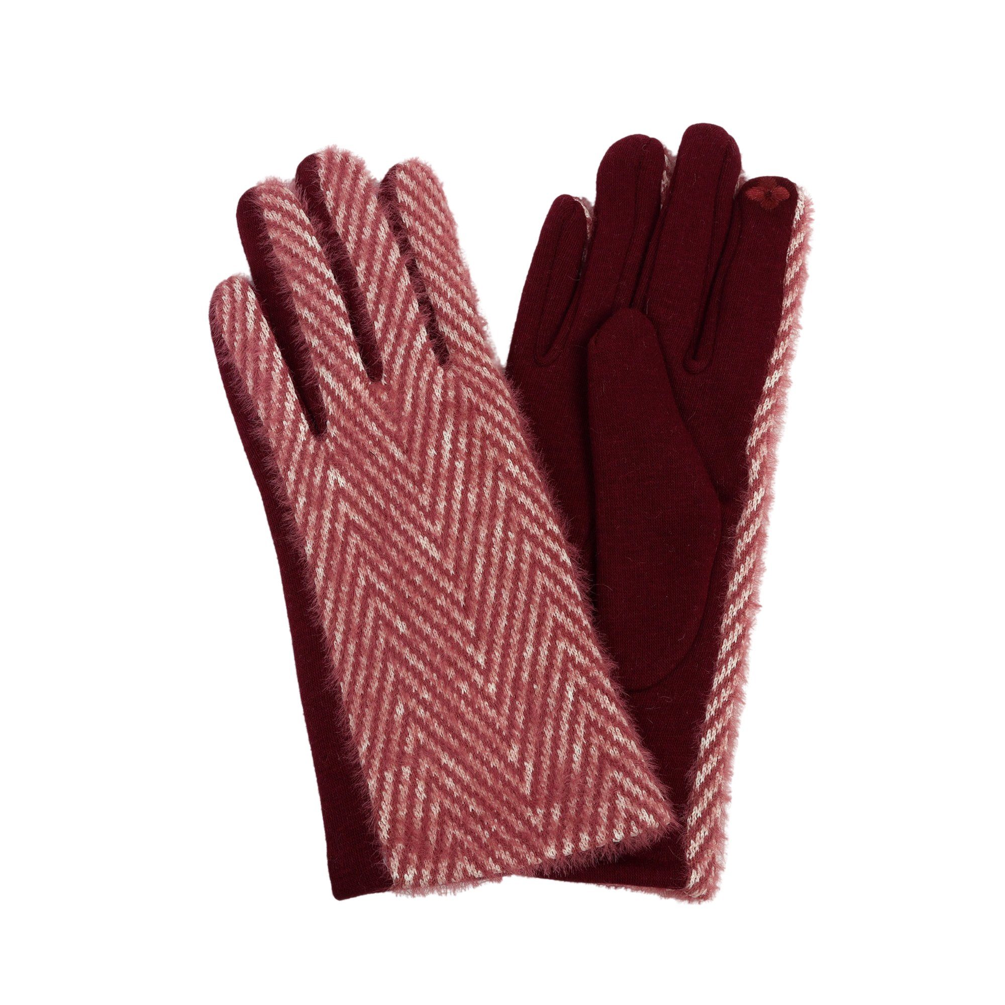 ZEBRO Fleecehandschuhe rot Handschuh