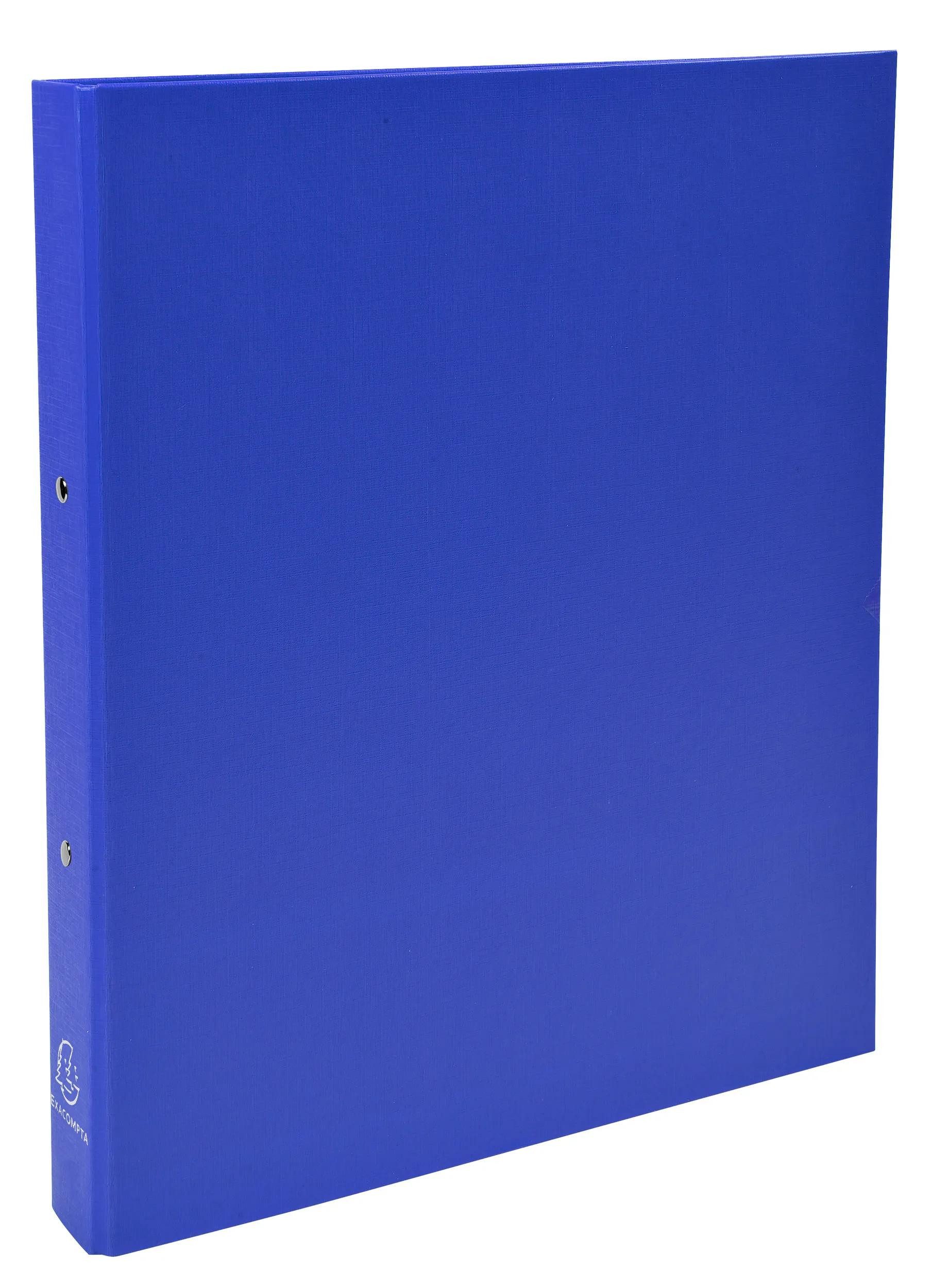 Ringbuchmappe 20x Ringbuch PP 18mm 2Ring 30mm Rücken 40mm 32x26cm A4 Blau 54372E