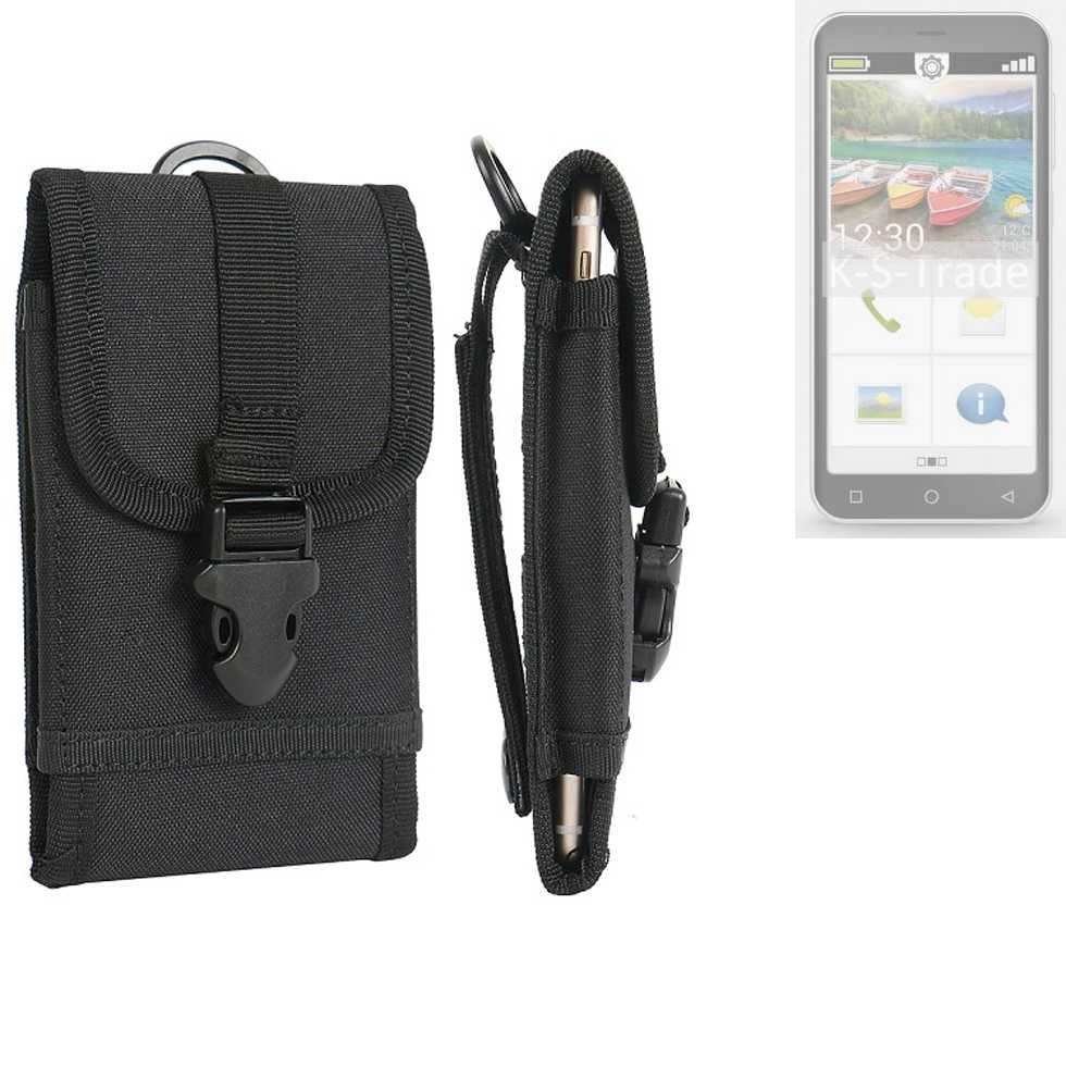 K-S-Trade Handyhülle für Emporia Smart.5mini, Holster Handy Hülle Holster Handytasche Gürtel Tasche Schutz