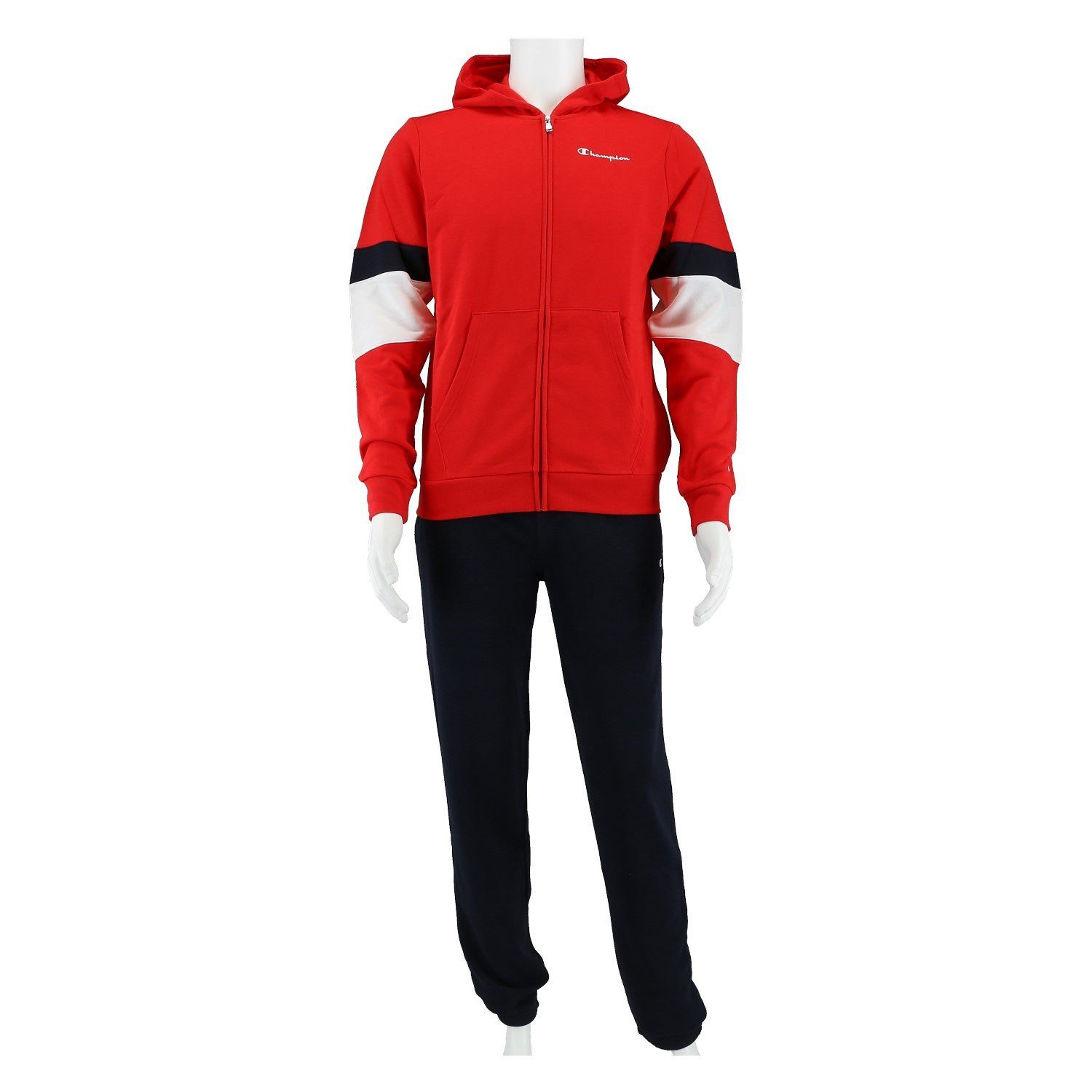 Champion Trainingsanzug (Jacke&Hose aus Baumwolle) Schriftzug günstig online kaufen