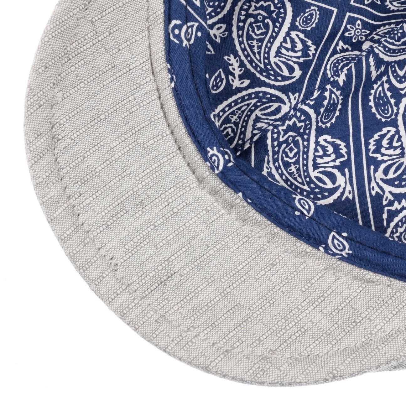 Alfonso D´Este Flat Cap (1-St) Schirmmütze mit Schirm, Made in Italy