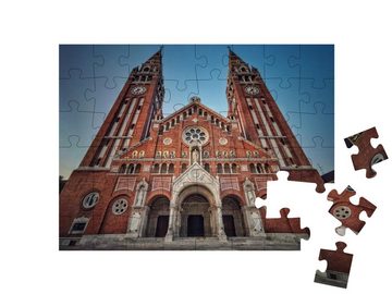 puzzleYOU Puzzle Kathedrale von Szeged, Ungarn, 48 Puzzleteile, puzzleYOU-Kollektionen Ungarn