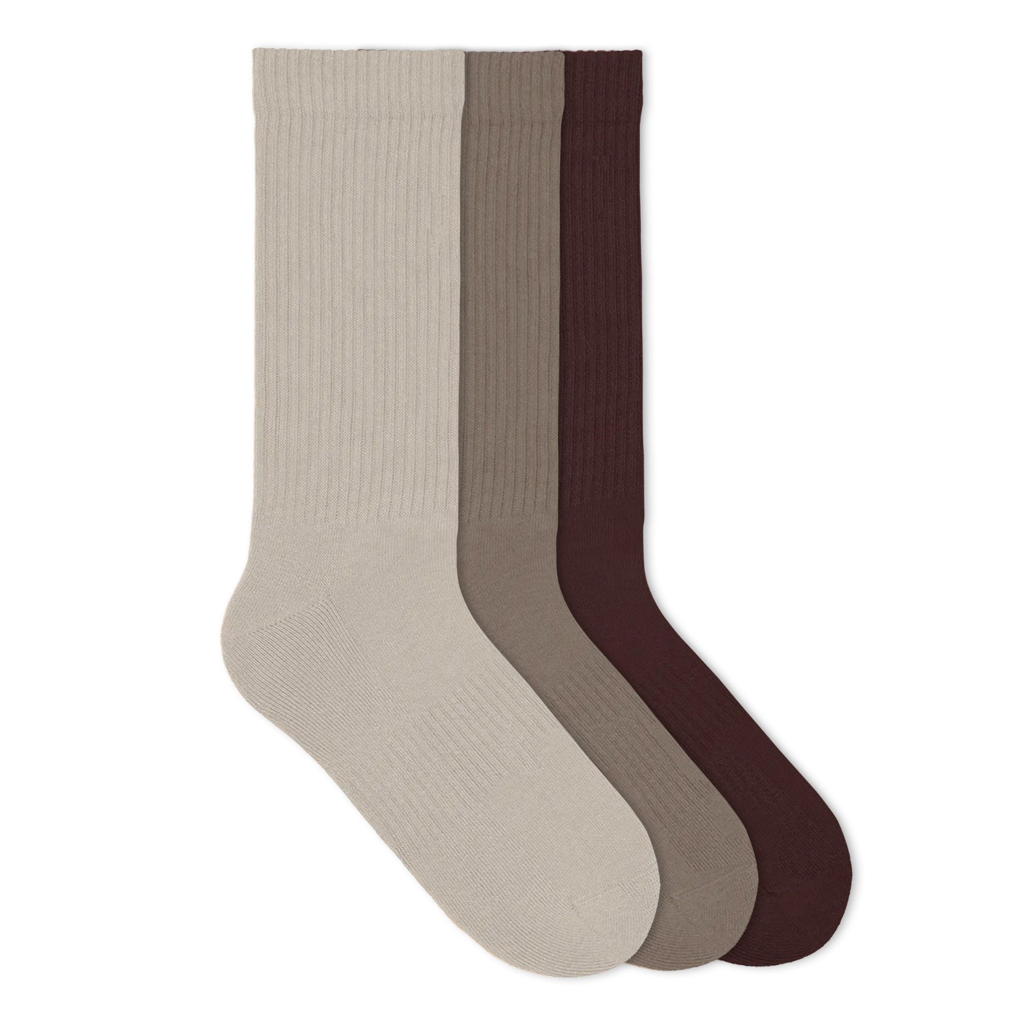 von Jungfeld Tennissocken Casual Classics Bundle Bio-Baumwolle 36-46 Unisex (6-Paar, 6er-Pack)