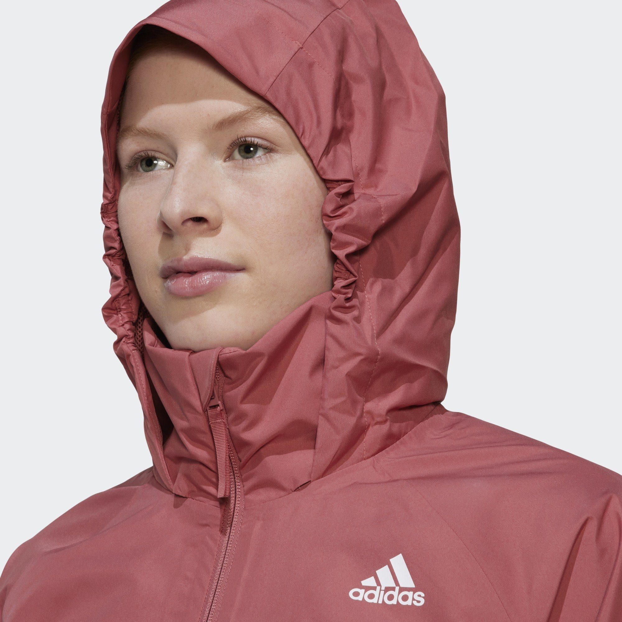 3-STREIFEN adidas Funktionsjacke RAIN.RDY Sportswear Red BSC REGENJACKE Wonder