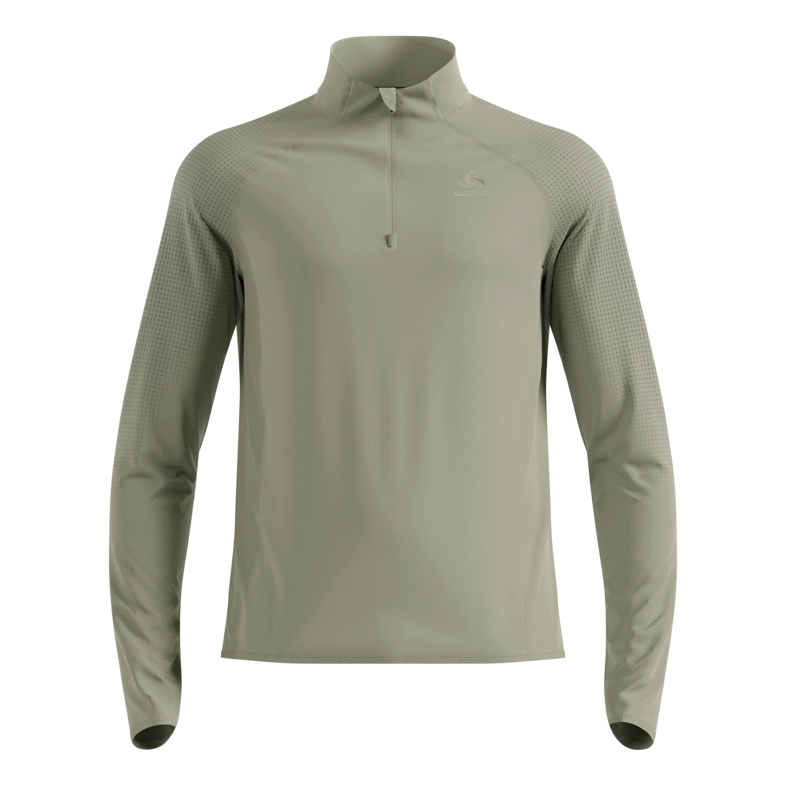 Odlo Laufshirt Zeroweight Warm Mid Layer 1/2 Zip
