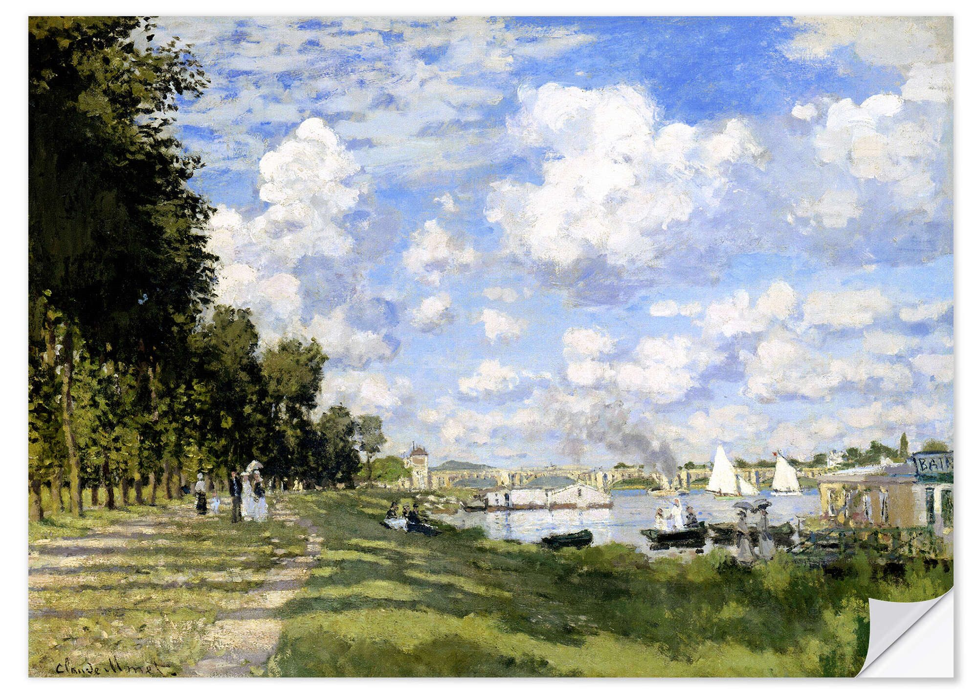 Wandfolie Claude Monet